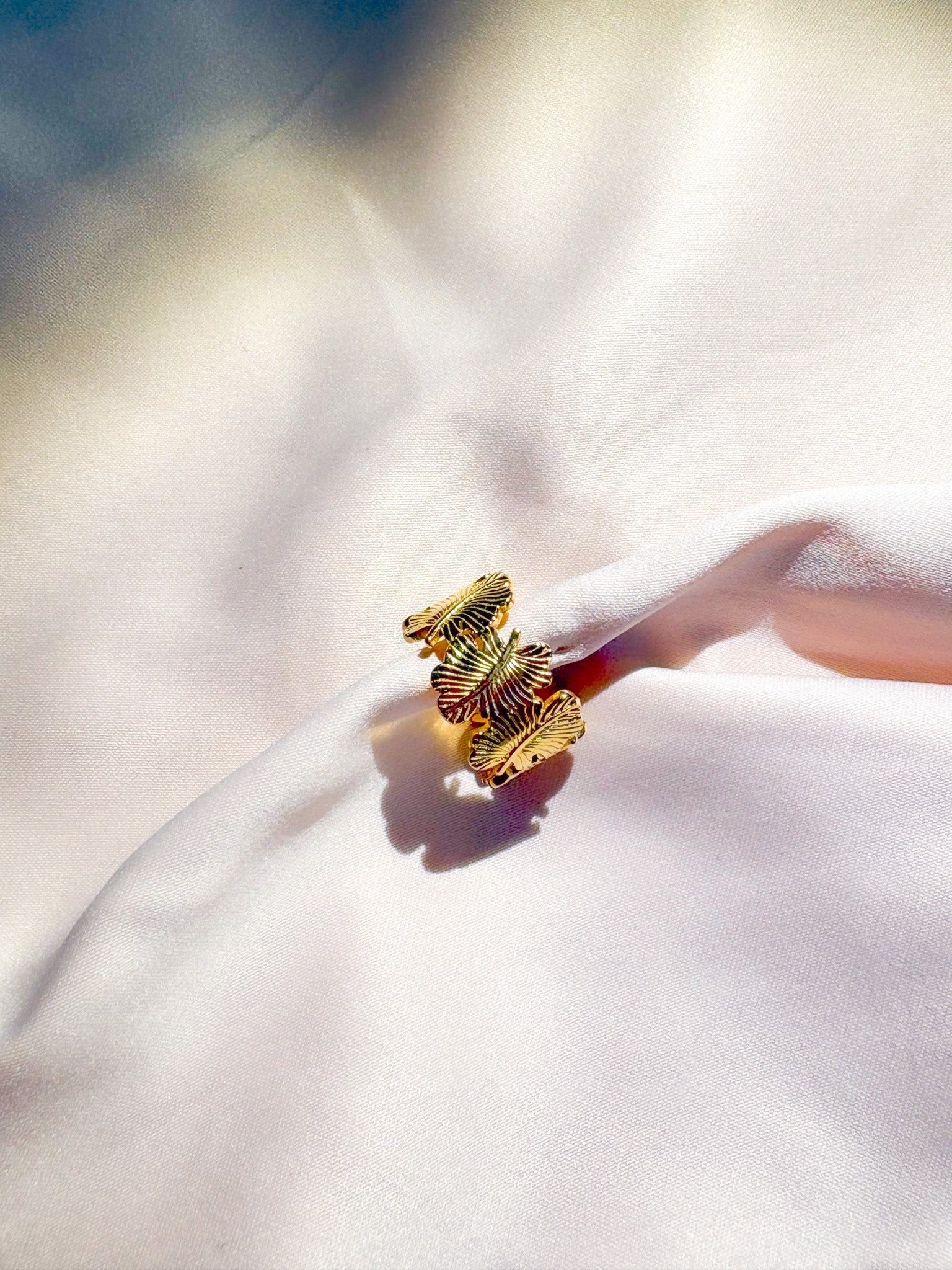 Bague Eden dorée ajustable - Bagues - Bijoux inoxydables