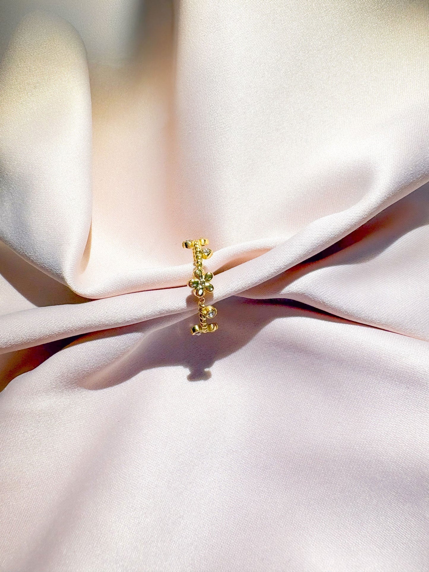 Bague Lumière dorée ajustable - Bagues - Bijoux inoxydables