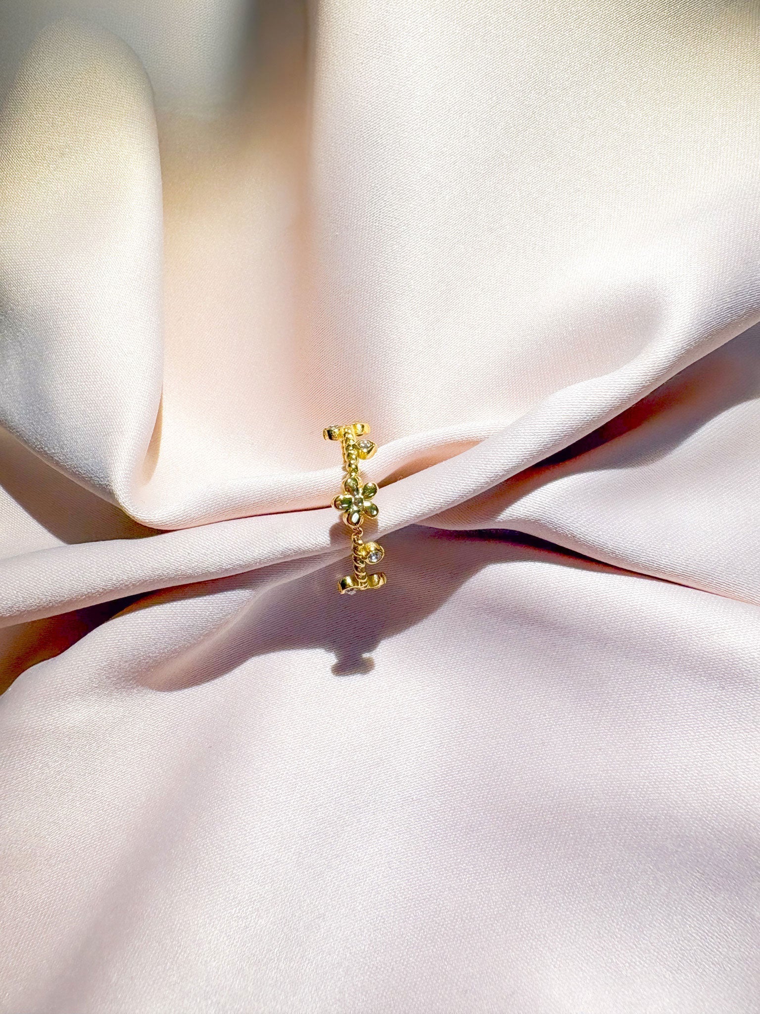 Bague Lumière dorée ajustable - Bagues - Bijoux inoxydables