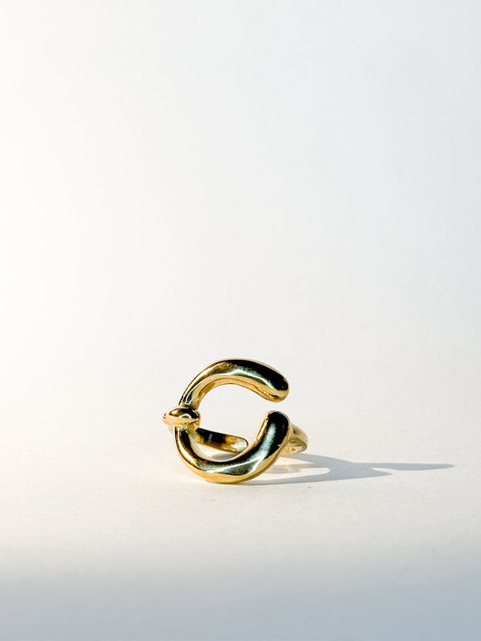 Bague Soléa dorée - Bagues - Bijoux inoxydables