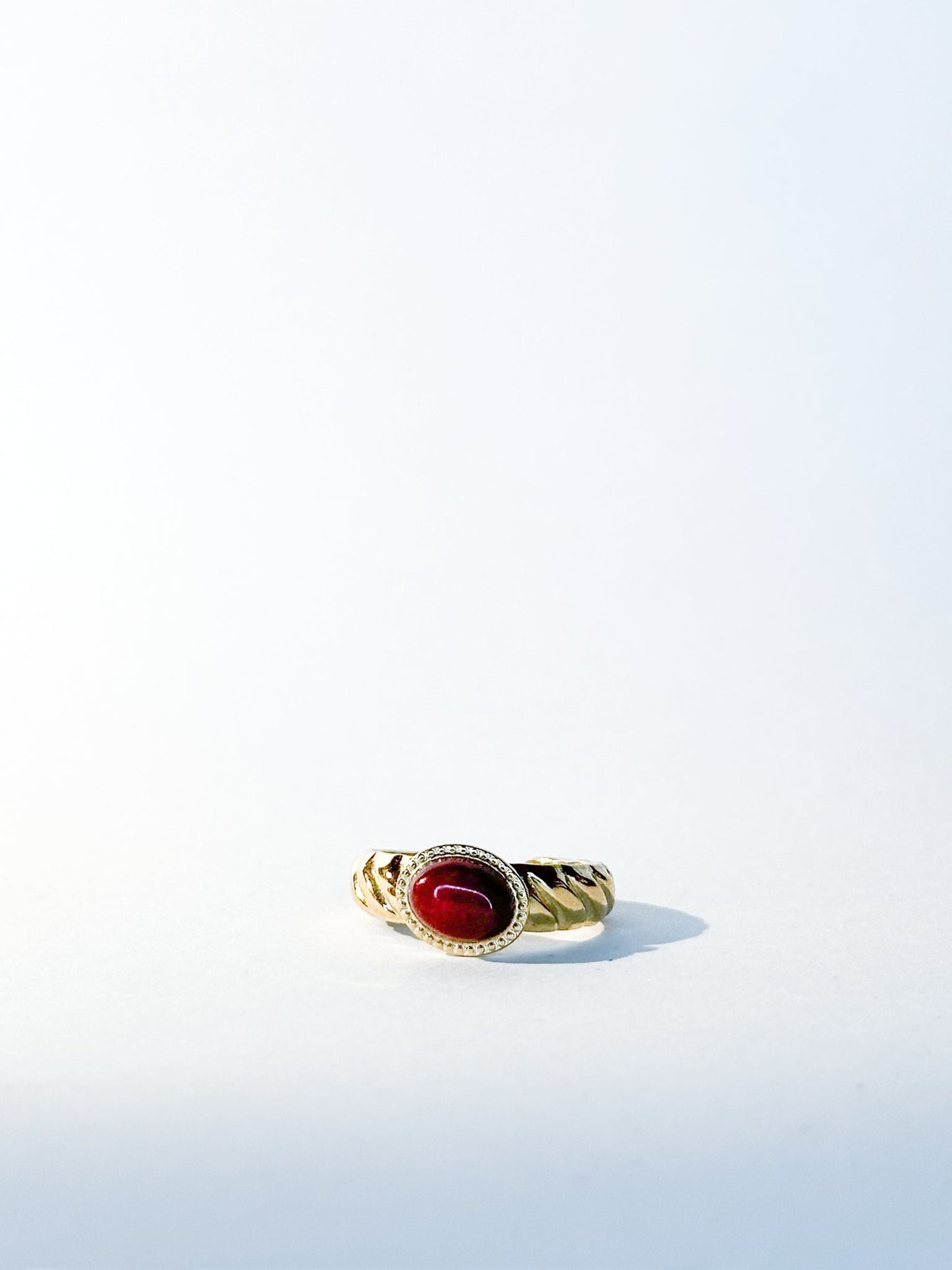 Bague Solstice verte - Bagues - Bijoux inoxydables