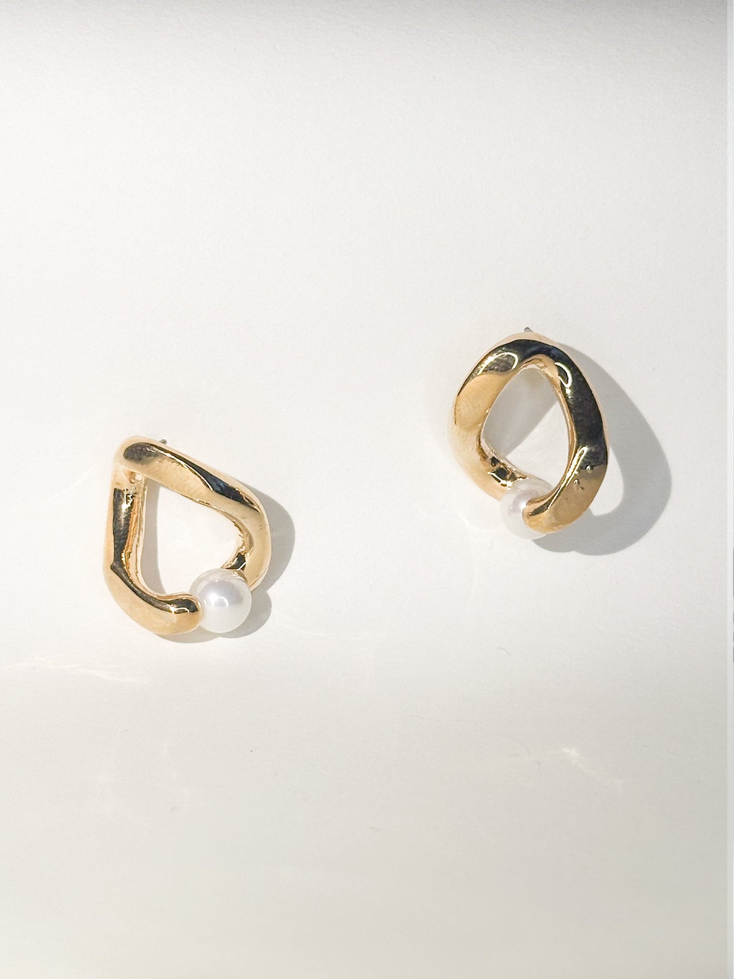 Boucles d'oreilles Dorées Torsadées - Boucle d'oreilles - Bijoux inoxydables