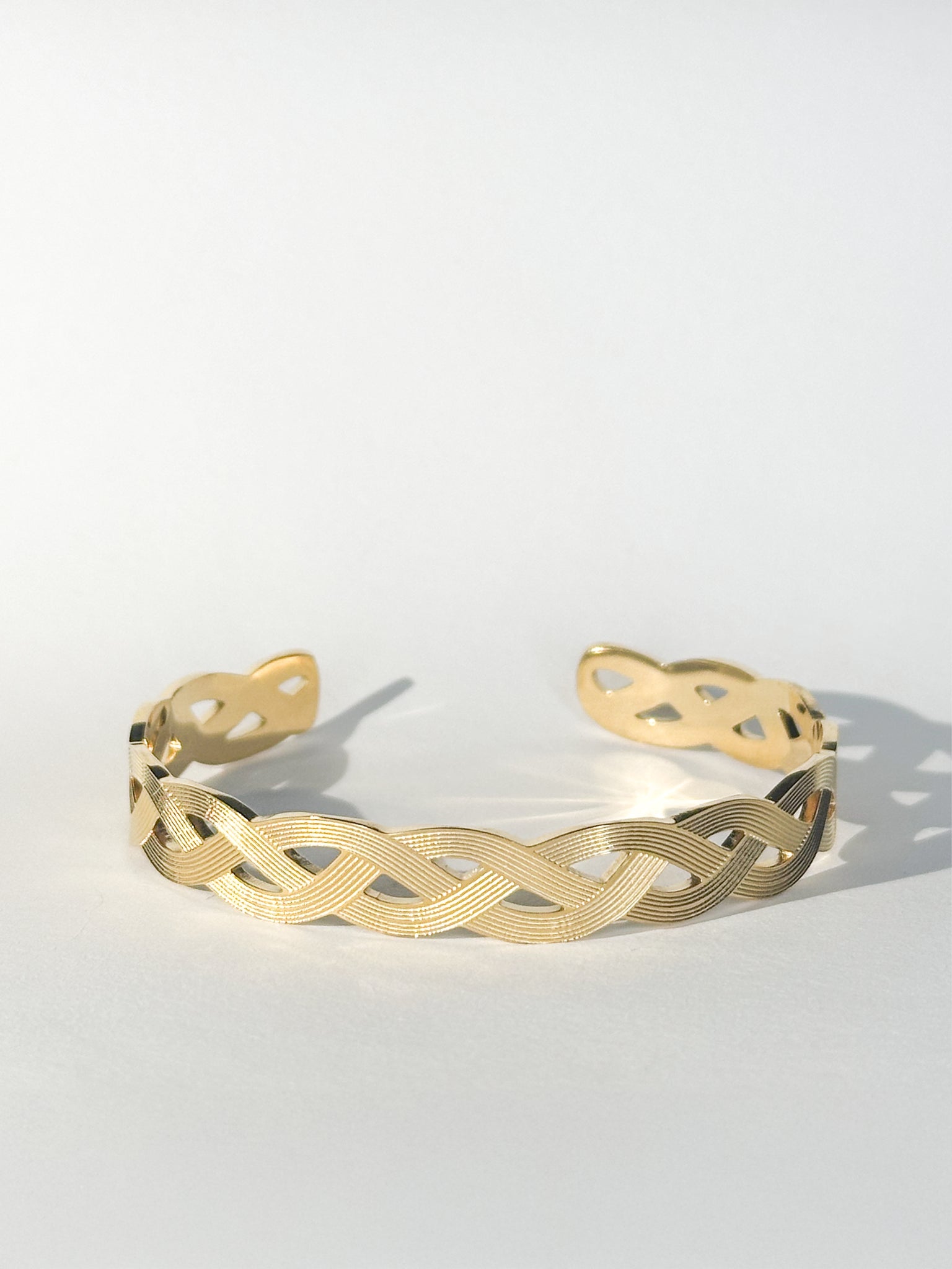 Bracelet Entrelacé doré - Bracelet - Bijoux inoxydables