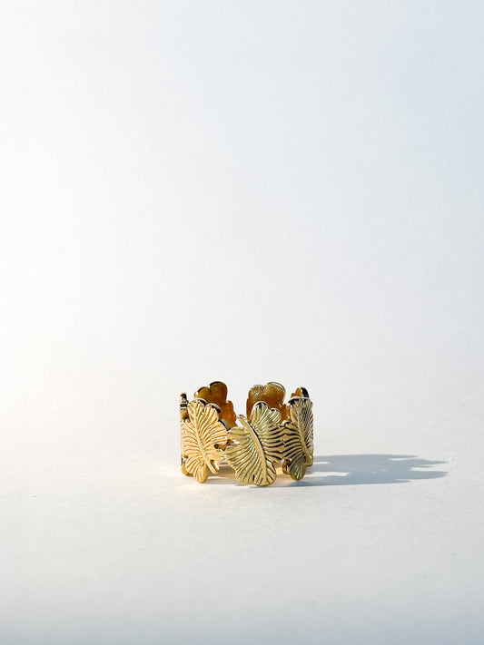 Bague Eden dorée ajustable - Bagues - Bijoux inoxydables